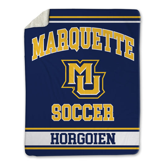 Marquette - NCAA Men's Soccer : Mads Horgoien - Blanket-0