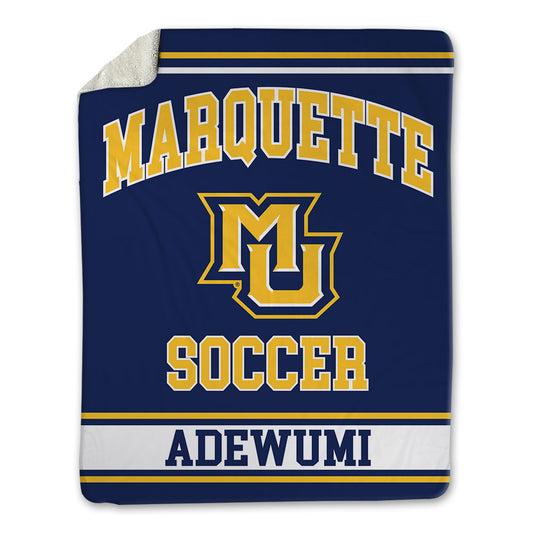 Marquette - NCAA Men's Soccer : Tomiwa Adewumi - Blanket-0