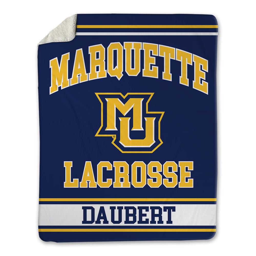 Marquette - NCAA Men's Lacrosse : Justin Daubert - Blanket-0