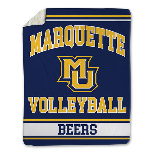 Marquette - NCAA Women's Volleyball : Alicia Beers - Blanket-0