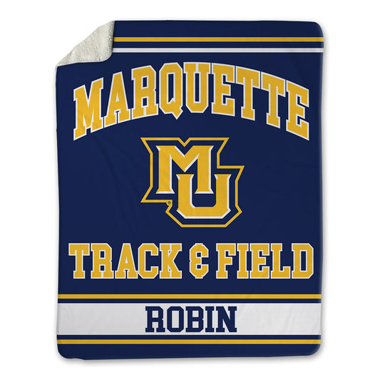 Marquette - NCAA Men's Track & Field : Hunter Robin - Blanket-0