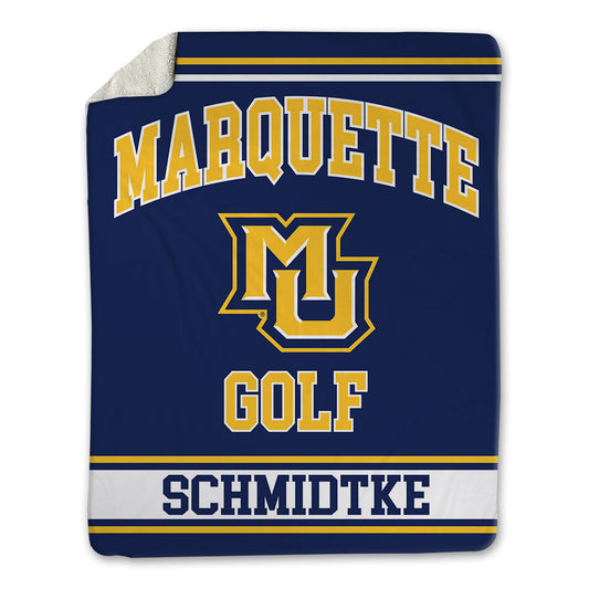 Marquette - NCAA Men's Golf : Mason Schmidtke - Blanket-0