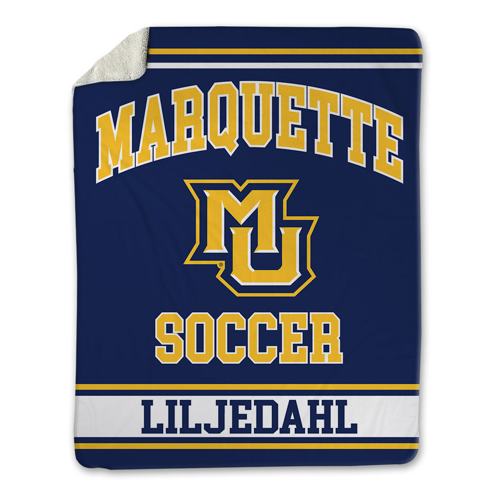 Marquette - NCAA Men's Soccer : Edvard Liljedahl - Blanket-0