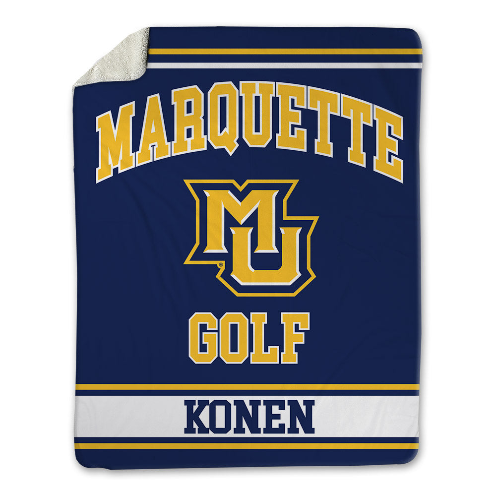 Marquette - NCAA Men's Golf : Regan Konen - Blanket-0