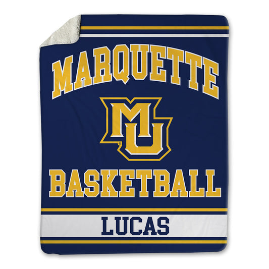Marquette - NCAA Men's Basketball : Jonah Lucas - Blanket-0