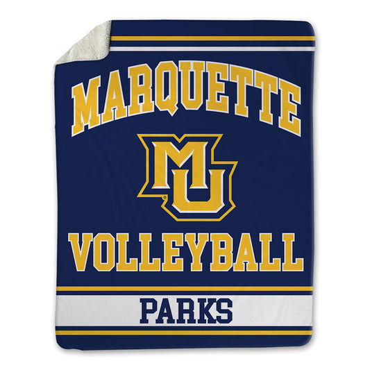 Marquette - NCAA Women's Volleyball : Emma Parks - Blanket-0