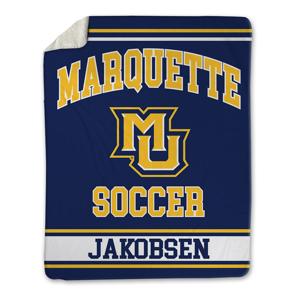 Marquette - NCAA Men's Soccer : Thomas Jakobsen - Blanket-0