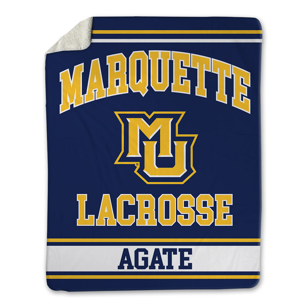 Marquette - NCAA Women's Lacrosse : Eliza Agate - Blanket-0