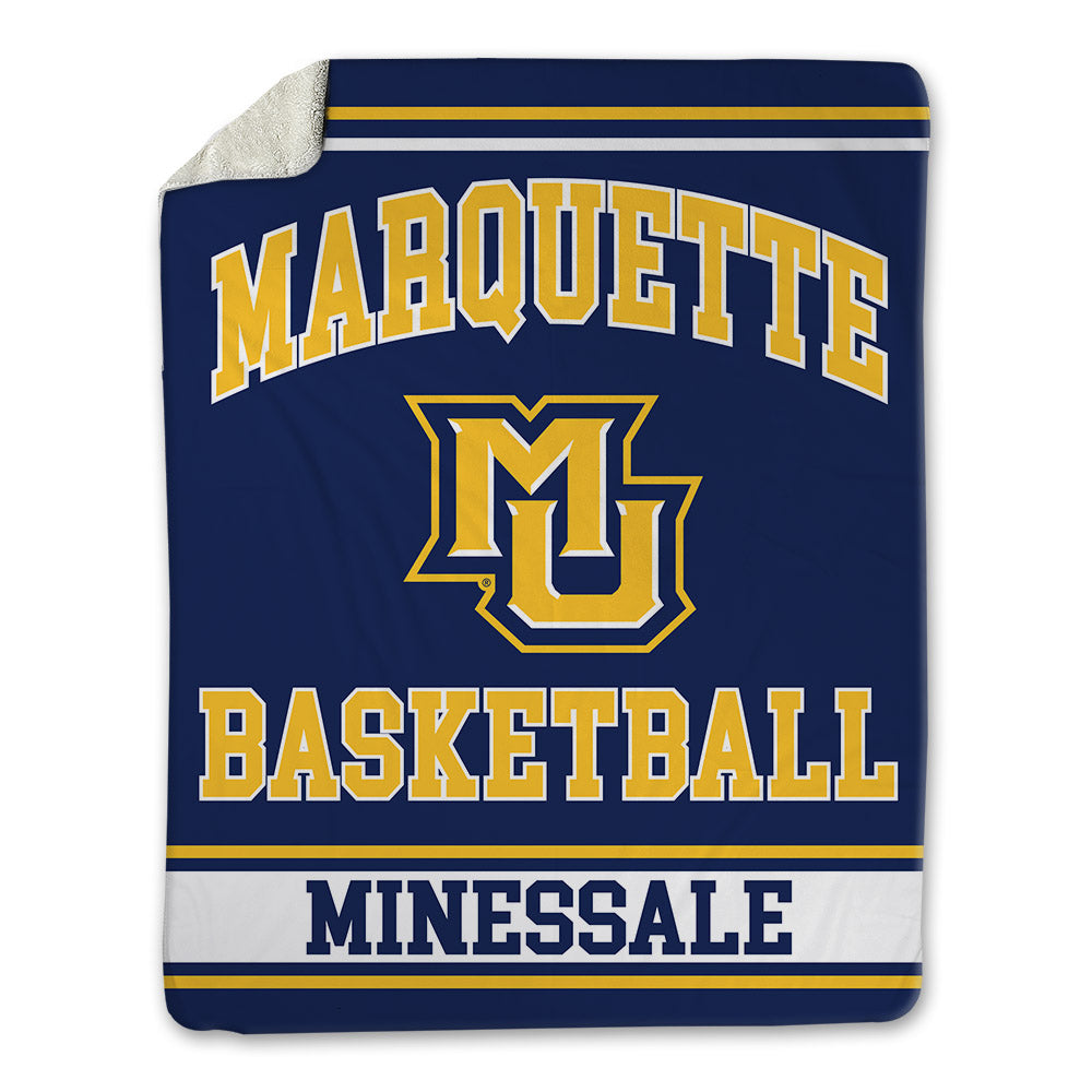 Marquette - NCAA Men's Basketball : Nolan Minessale - Blanket-0