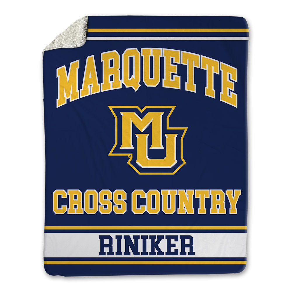 Marquette - NCAA Men's Cross Country : Dylan Riniker - Blanket-0