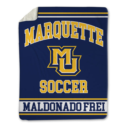 Marquette - NCAA Men's Soccer : Emilio Maldonado Frei - Blanket-0