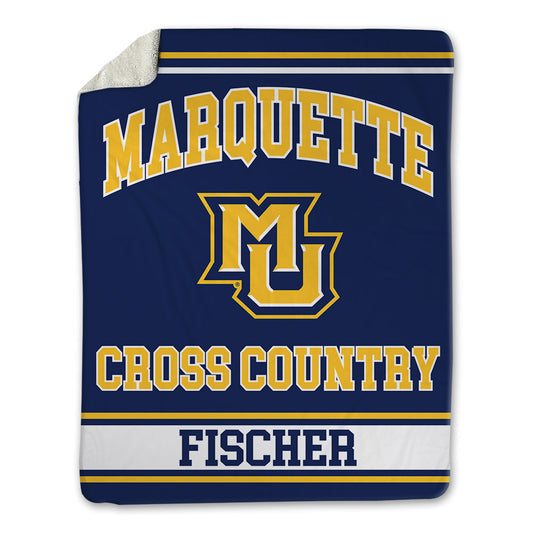Marquette - NCAA Women's Cross Country : Elise Fischer - Blanket-0