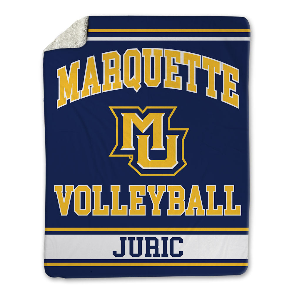 Marquette - NCAA Women's Volleyball : Tani Juric - Blanket-0