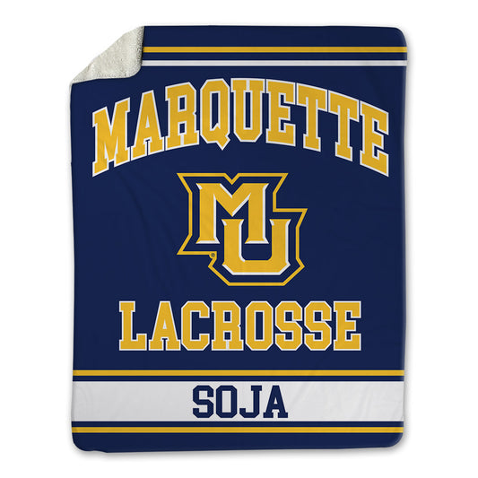 Marquette - NCAA Men's Lacrosse : Russell Soja - Blanket-0