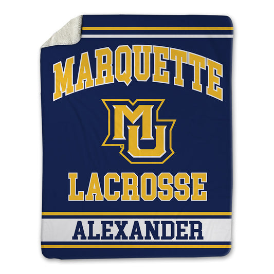 Marquette - NCAA Women's Lacrosse : Taylor Alexander - Blanket-0