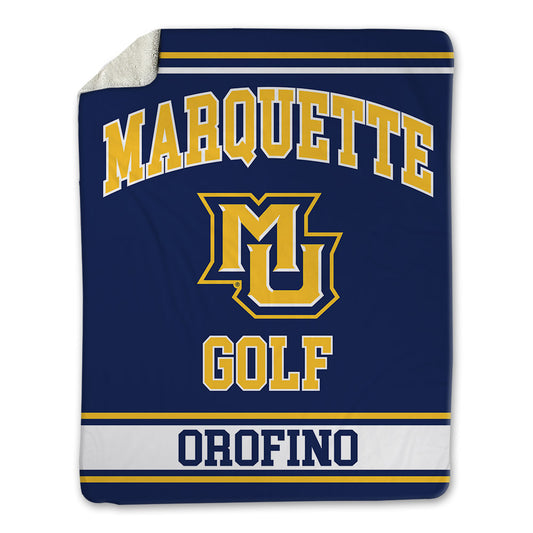 Marquette - NCAA Men's Golf : Holden Orofino - Blanket-0