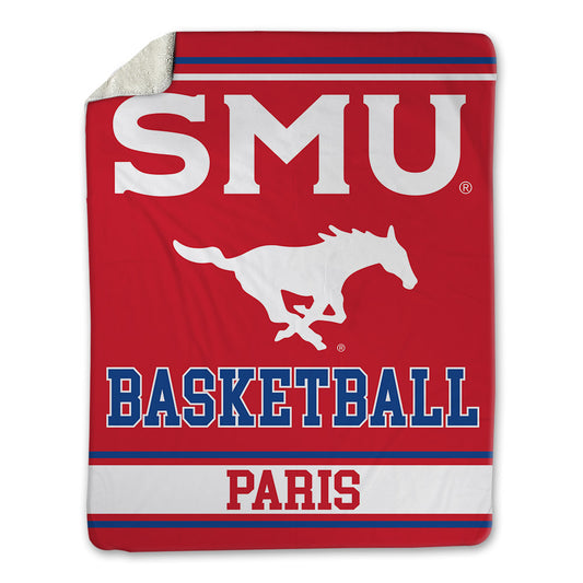 SMU - NCAA Women's Basketball : Paulina Paris - Blanket-0
