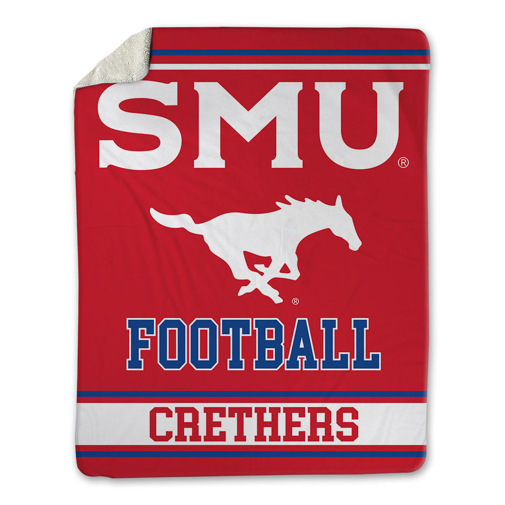 SMU - NCAA Football : Ty Crethers - Blanket-0