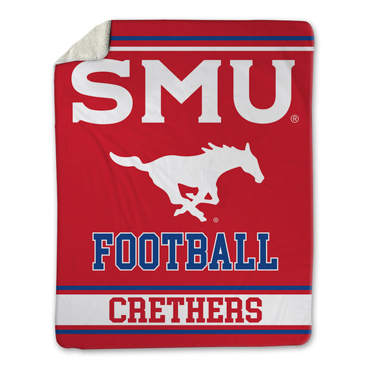 SMU - NCAA Football : Ty Crethers - Blanket-0