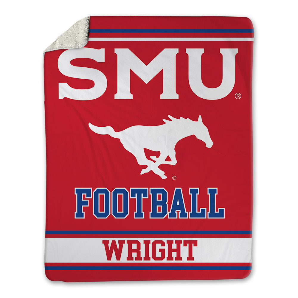 SMU - NCAA Football : Max Wright - Blanket-0
