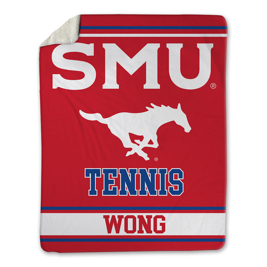 SMU - NCAA Men's Tennis : Avner Wong - Blanket-0