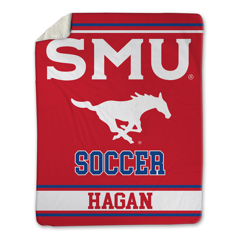 SMU - NCAA Women's Soccer : Londynn Hagan - Blanket-0