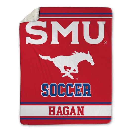 SMU - NCAA Women's Soccer : Londynn Hagan - Blanket-0