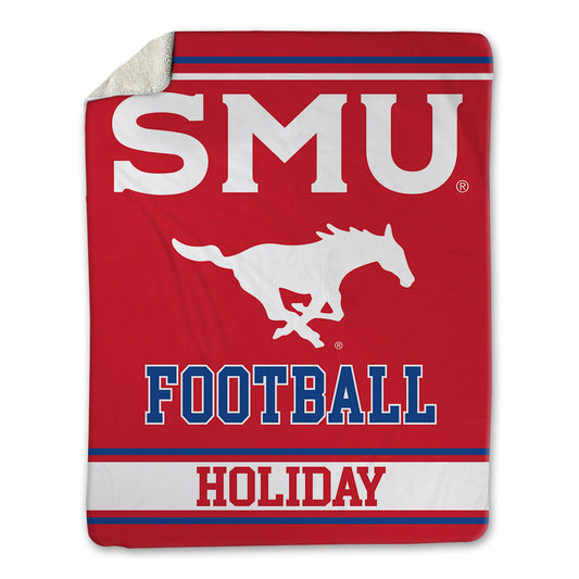 SMU - NCAA Football : Javion Holiday - Blanket-0