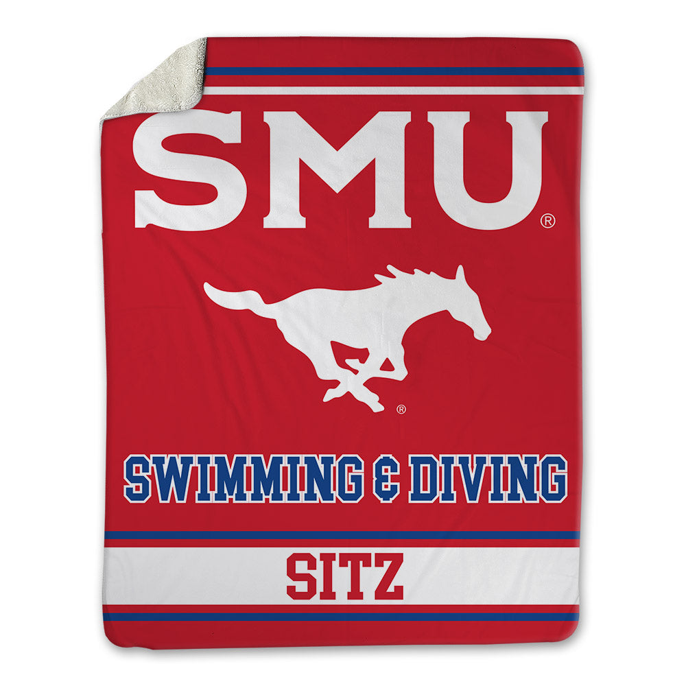 SMU - NCAA Men's Swimming & Diving : Luke Sitz - Blanket-0