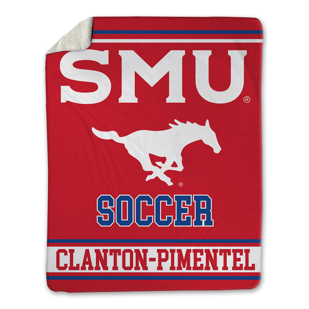 SMU - NCAA Men's Soccer : Ryan Clanton-Pimentel - Blanket-0