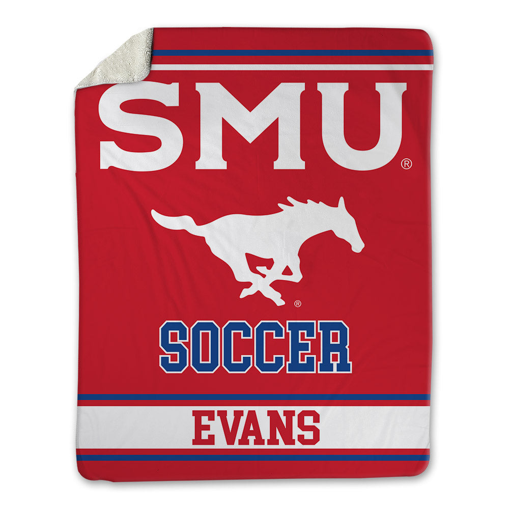 SMU - NCAA Men's Soccer : Jonathan Evans - Blanket-0