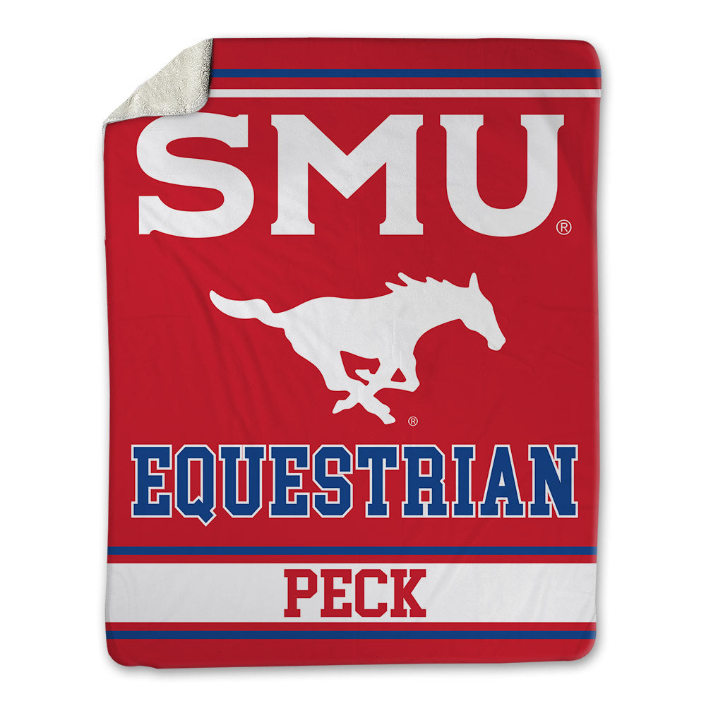 SMU - NCAA Equestrian : Ava Peck - Blanket-0