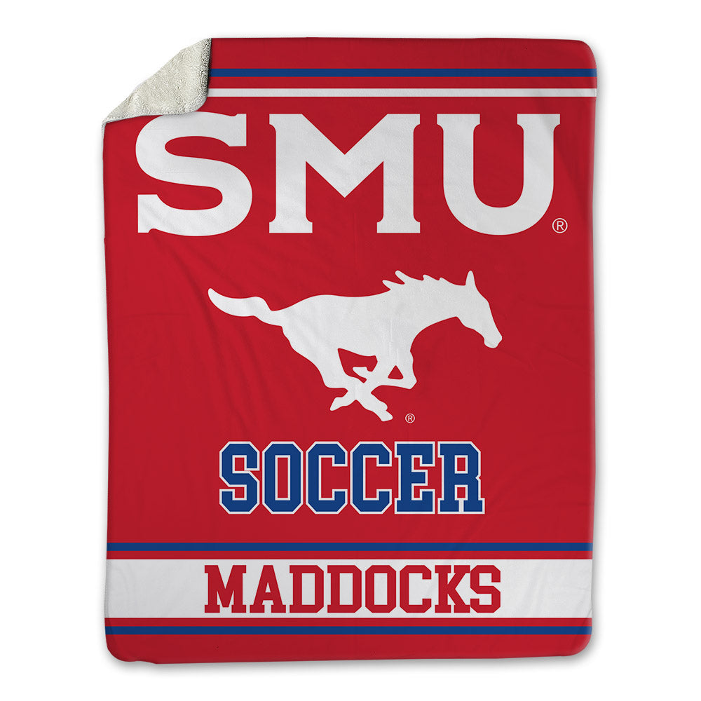 SMU - NCAA Women's Soccer : Olivia Maddocks - Blanket-0