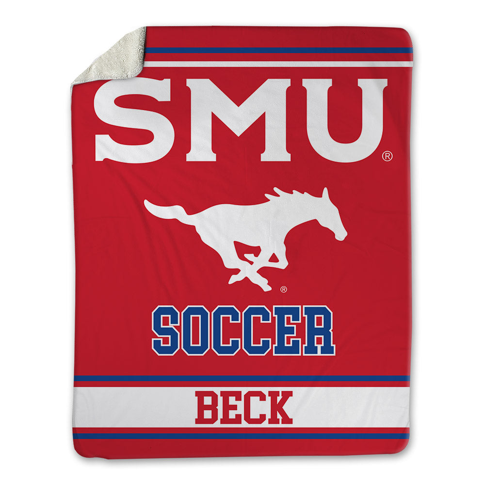 SMU - NCAA Women's Soccer : Kamiya Beck - Blanket-0