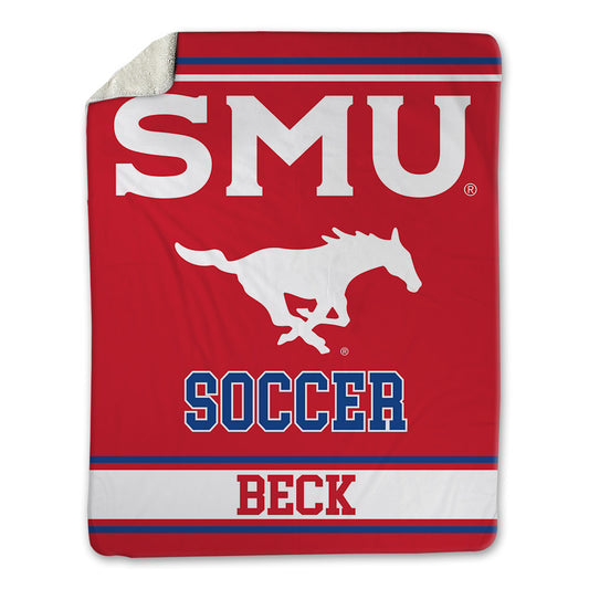 SMU - NCAA Women's Soccer : Kamiya Beck - Blanket-0