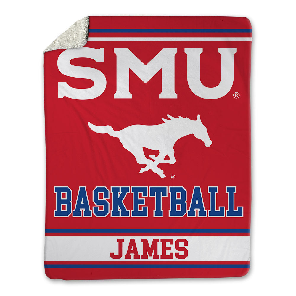 SMU - NCAA Women's Basketball : Shania James - Blanket-0