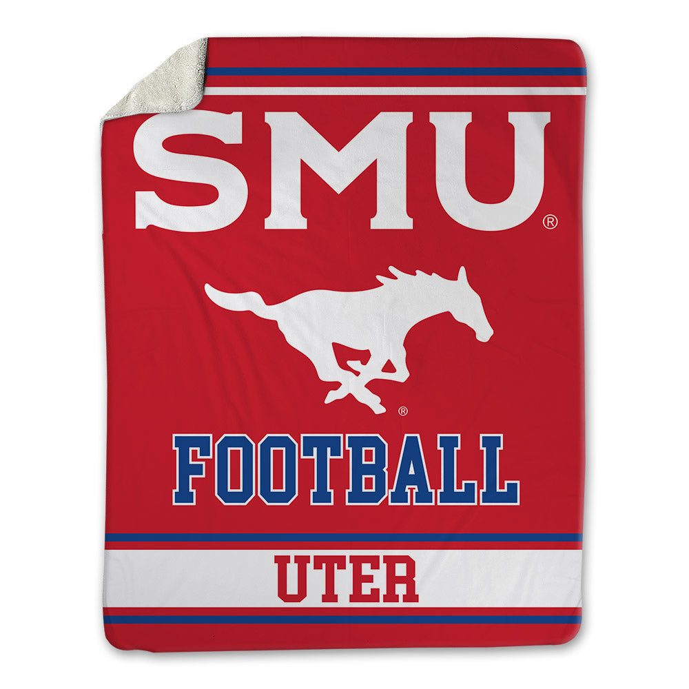 SMU - NCAA Football : Miles Uter - Blanket-0