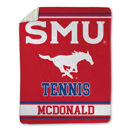 SMU - NCAA Men's Tennis : Noah McDonald - Blanket-0