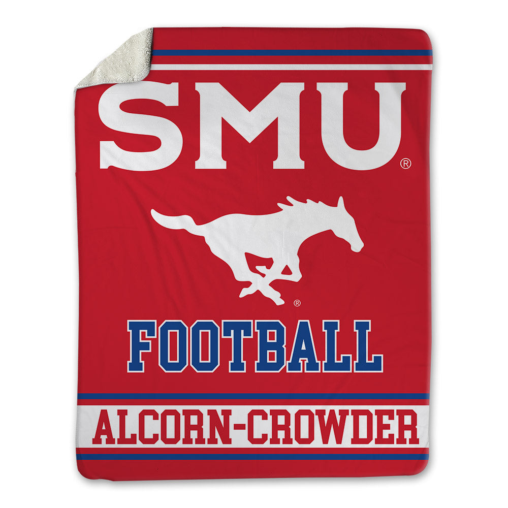 SMU - NCAA Football : Malcolm Alcorn-Crowder - Blanket-0