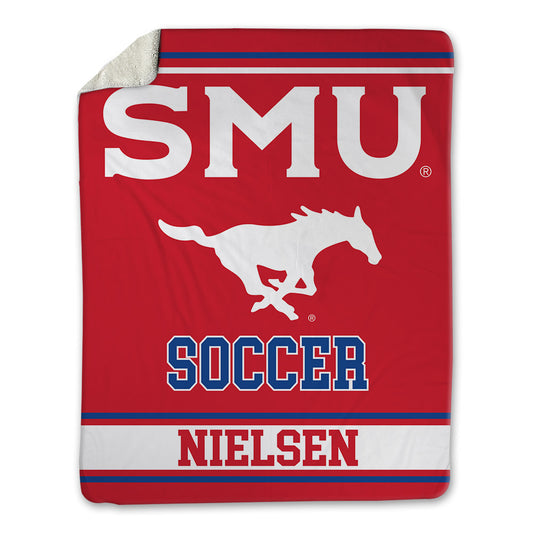 SMU - NCAA Men's Soccer : Dunes Nielsen - Blanket-0
