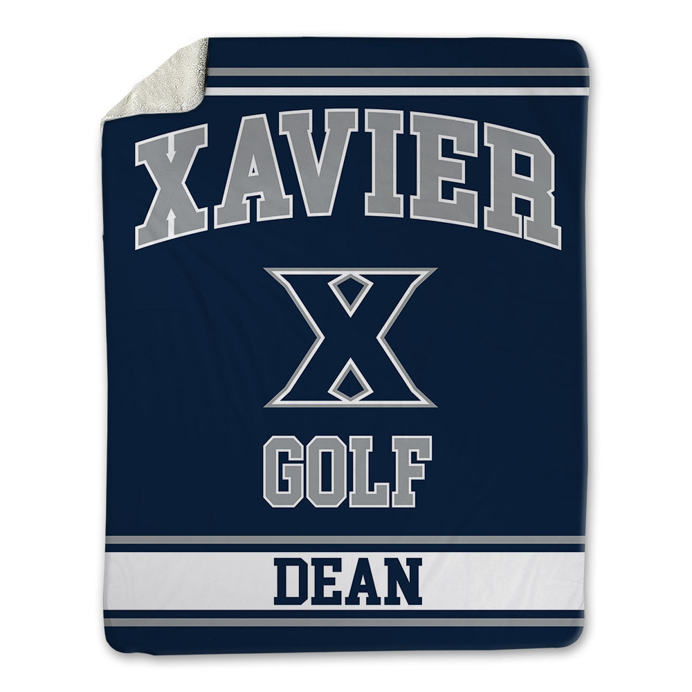 Xavier - NCAA Men's Golf : Kellen Dean - Blanket-0