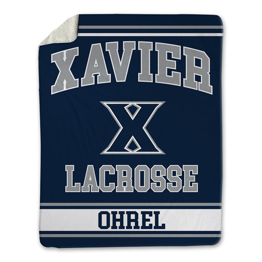 Xavier - NCAA Women's Lacrosse : Riley Ohrel - Blanket-0
