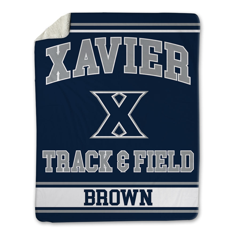 Xavier - NCAA Men's Track & Field : Rania Brown - Blanket-0