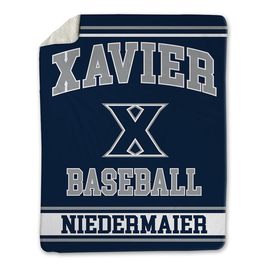 Xavier - NCAA Baseball : Roger Niedermaier - Blanket-0