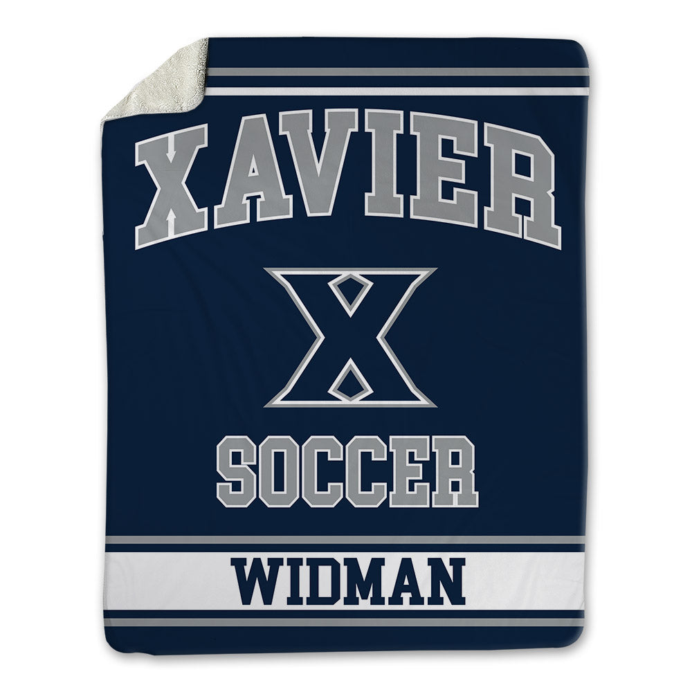 Xavier - NCAA Men's Soccer : Ezra Widman - Blanket-0