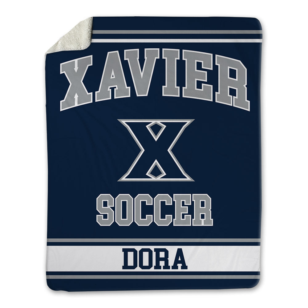 Xavier - NCAA Men's Soccer : Connor Dora - Blanket-0