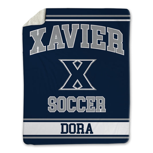 Xavier - NCAA Men's Soccer : Connor Dora - Blanket-0