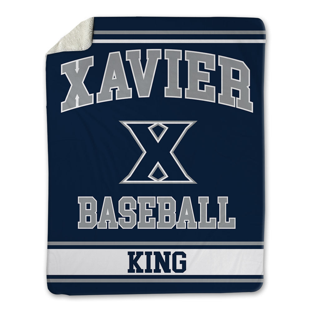 Xavier - NCAA Baseball : Alex King - Blanket-0