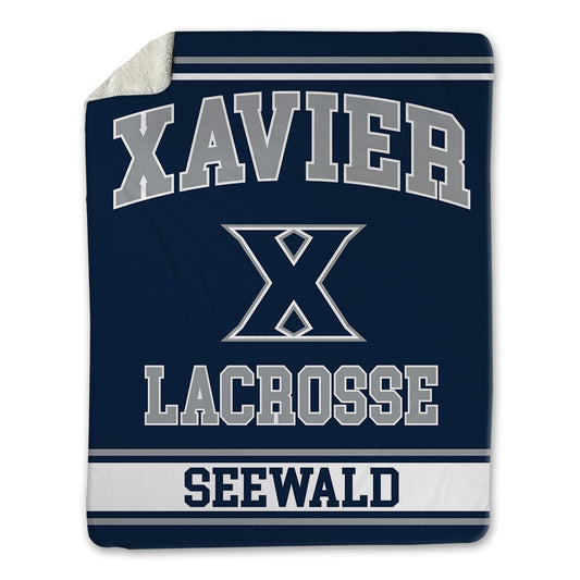 Xavier - NCAA Women's Lacrosse : Julia Seewald - Blanket-0