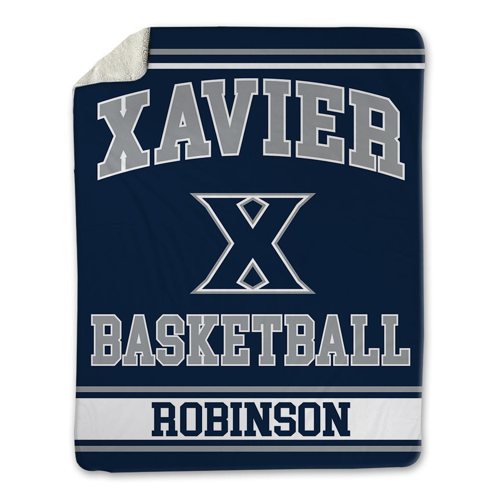 Xavier - NCAA Men's Basketball : Anthony Robinson - Blanket-0